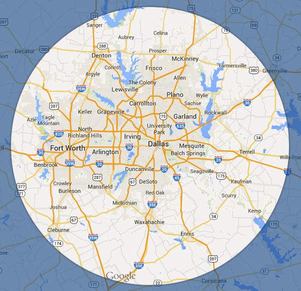 Arigold Electric & Construction Inc. Service Area Map